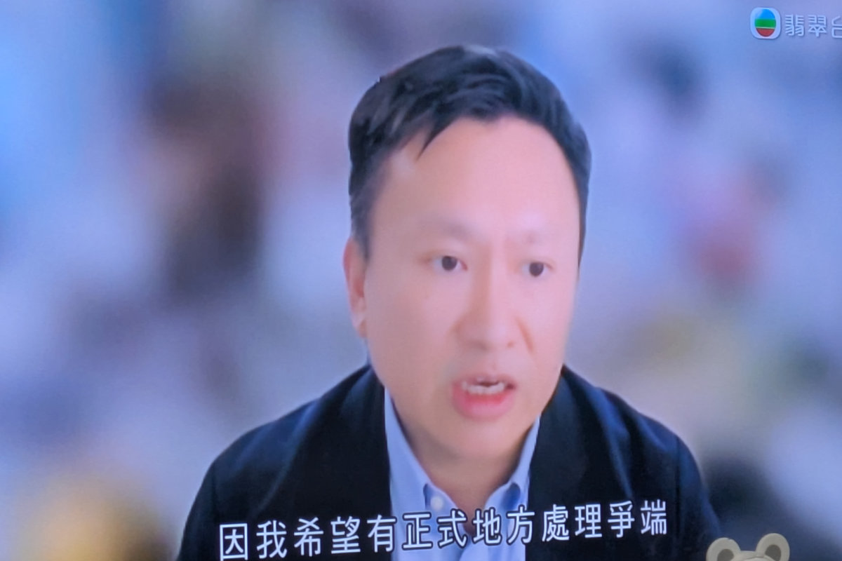 就永久終止醫委會程序接受 TVB 新聞訪問