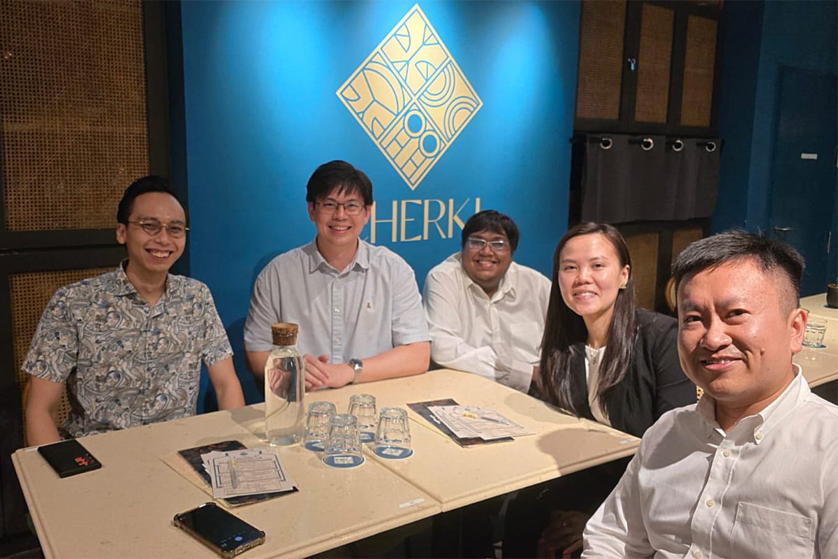 與新加坡律師公會 Criminal Law Practice Committee 晚餐